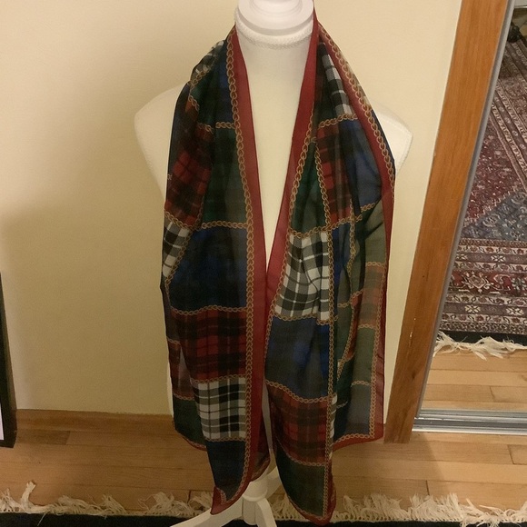 Two Oblong Scarves in Fall Colors - Picture 9 of 13